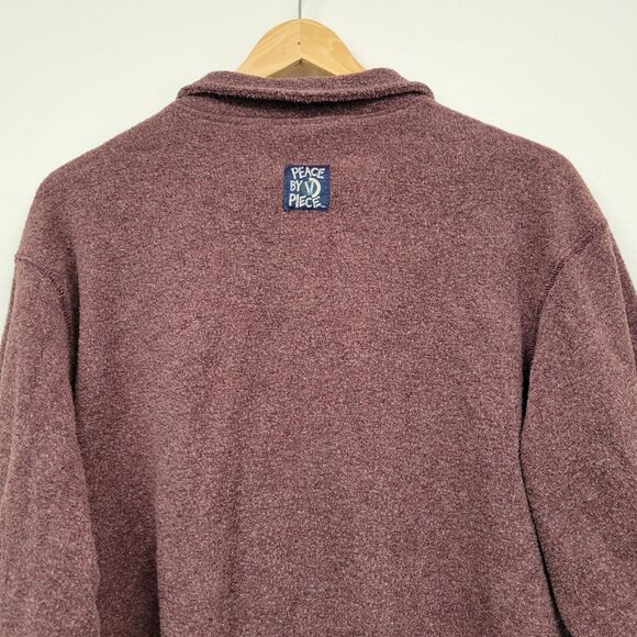 La Griffe Jacket Women's NO SIZE TAG Purple Cropped Zip Boxy 90's Vintage - Picture 3 of 10